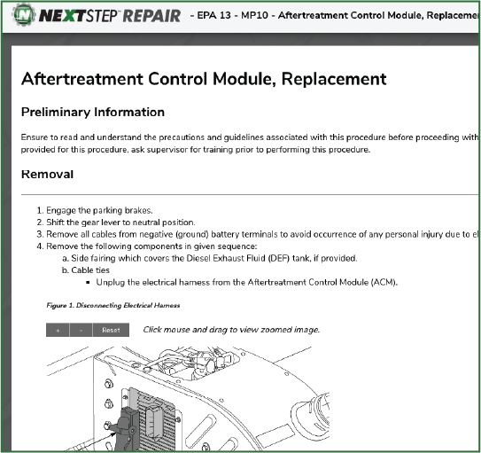 NextStep Repair aftertreatment