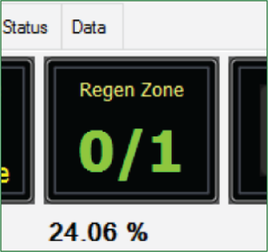 DPF regen zone information